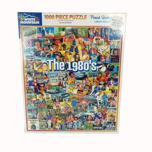 White Mountain 1000 Piece Puzzle The 1980's by James Mellett 2020